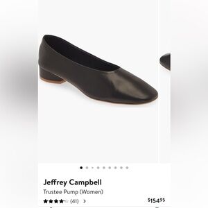 Jeffrey Campbell Trustee Pump Black 8.5